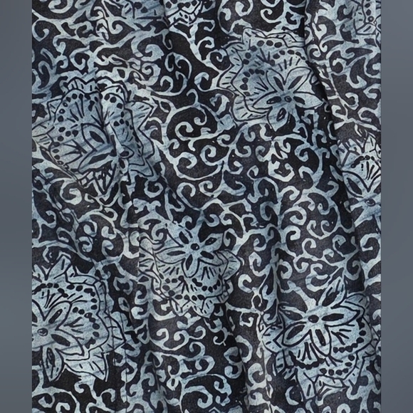 Fresh Produce Black,Grey & Blue Short Sleeve Cotton Dress. Xl - Picture 13 of 13